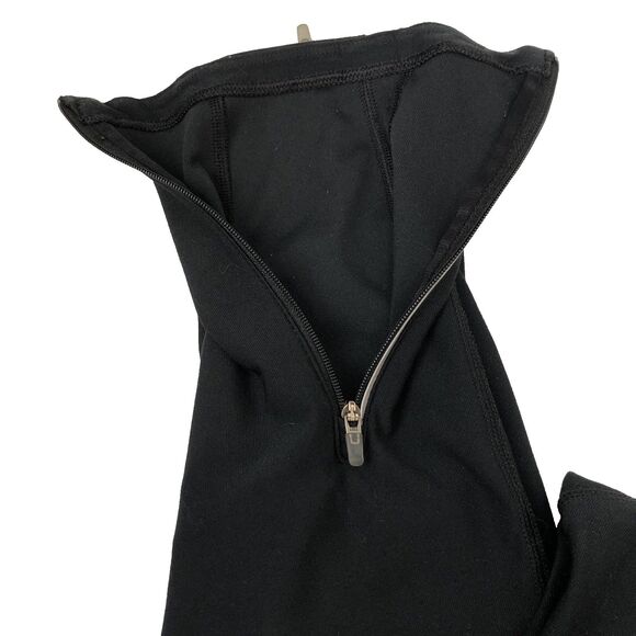 Nike Pants Womens Large Black Dri-FIT Running Leggings Zip Ankle Compression - Picture 12 of 16